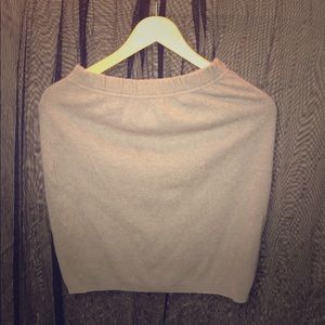 Vintage 90s Liz&Co Grey Cotton Mini Skirt